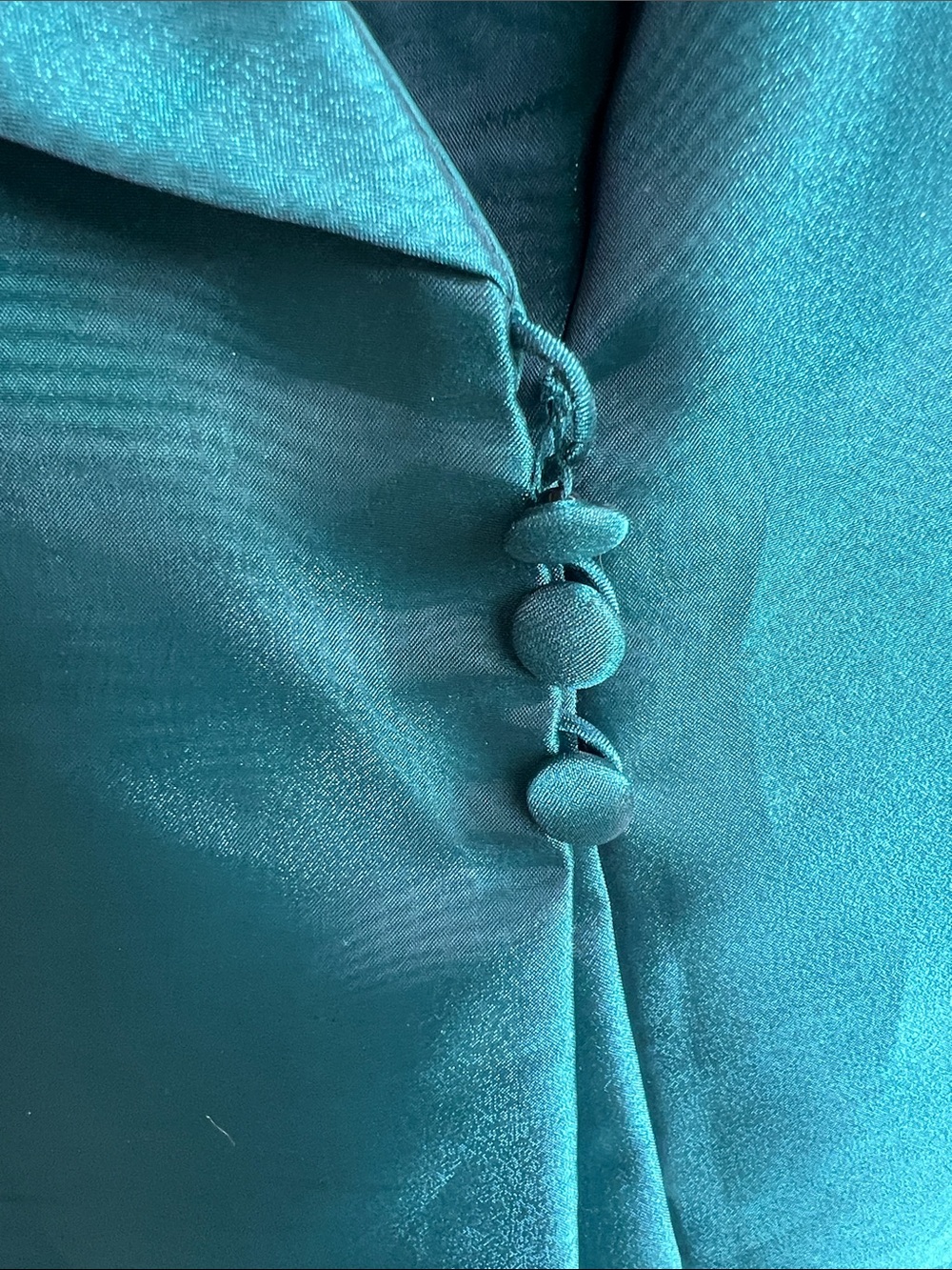 Alex Evenings Shimmering green jacket formal wear size medium - Picture 12 of 12
